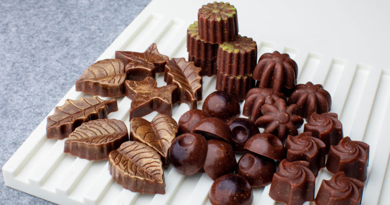 Raw keto chocolate candies