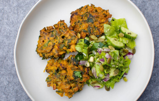 Chickpea and vegetable patties
